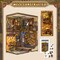 CUTEBEE® Book Nook Kit Fantastic Animal Common Room DIY Miniature House Shelf Insert Decor Diorama Kit